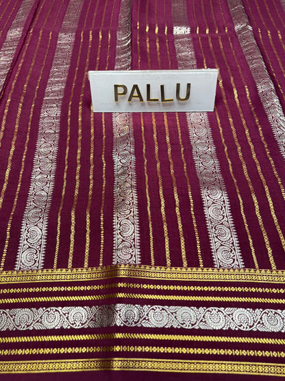 Pure Mysore Silk Saree.
