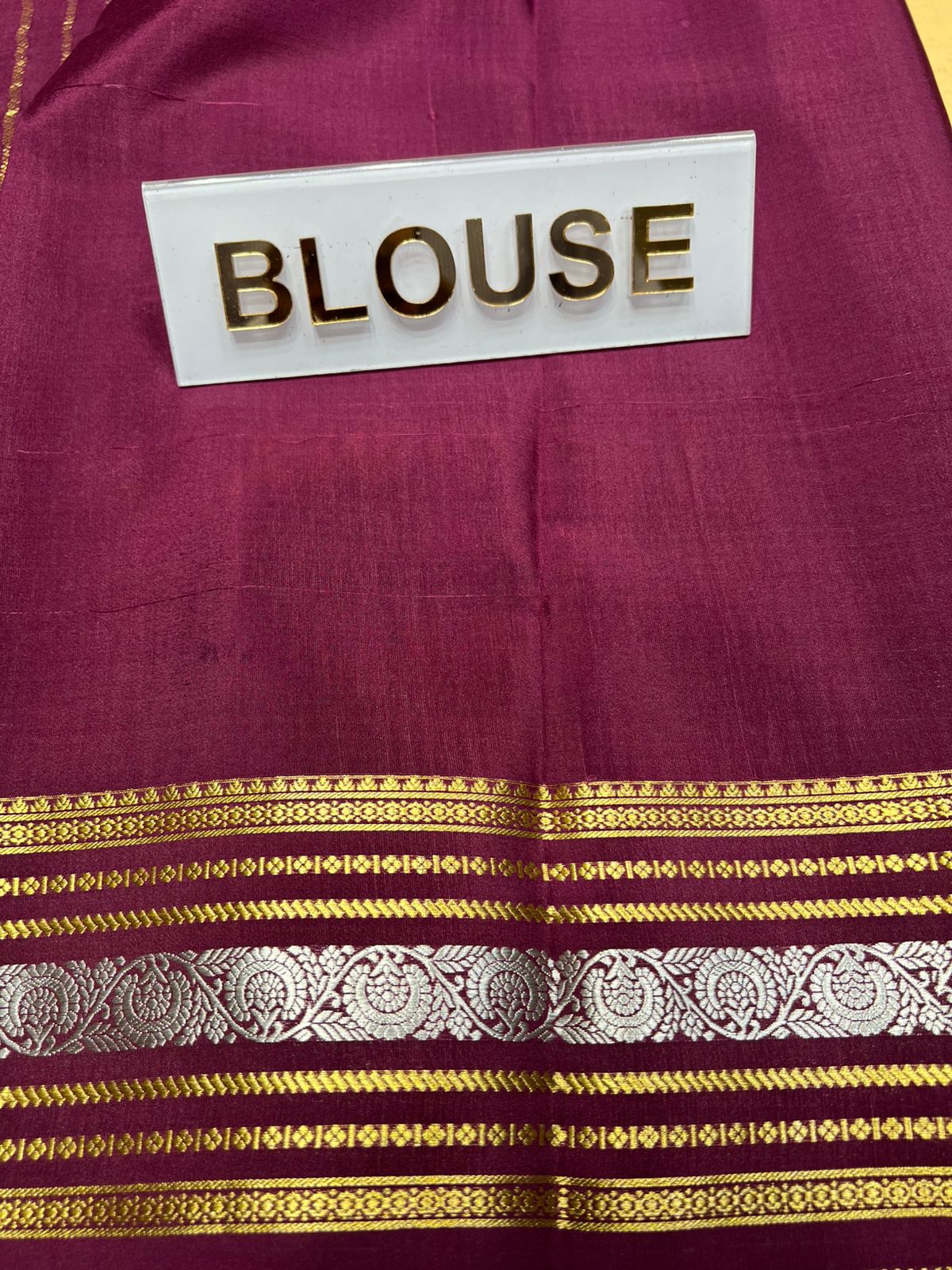 Pure Mysore Silk Saree.