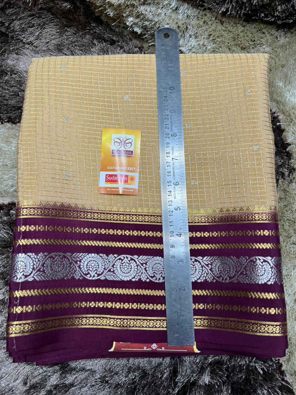 Pure Mysore Silk Saree.