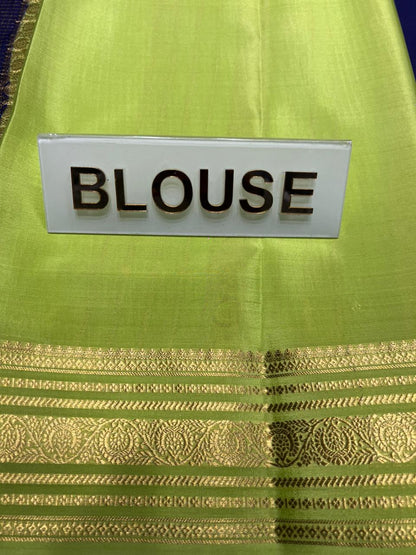 Pure Mysore Silk Saree.