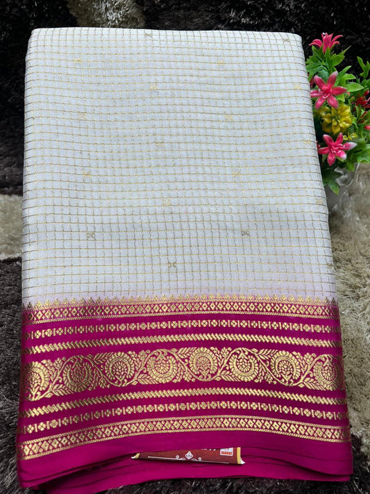 Pure Mysore Silk Saree.