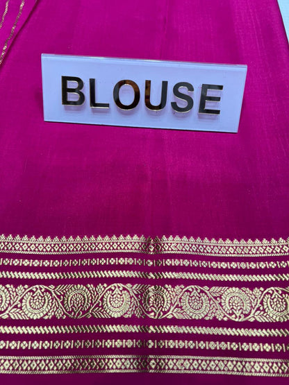 Pure Mysore Silk Saree.
