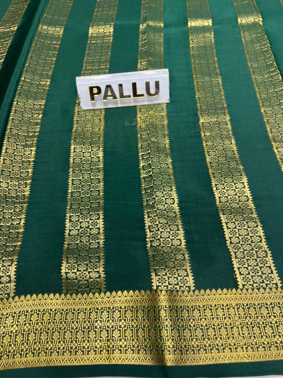 Pure Mysore Silk Saree.