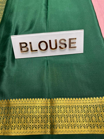 Pure Mysore Silk Saree.