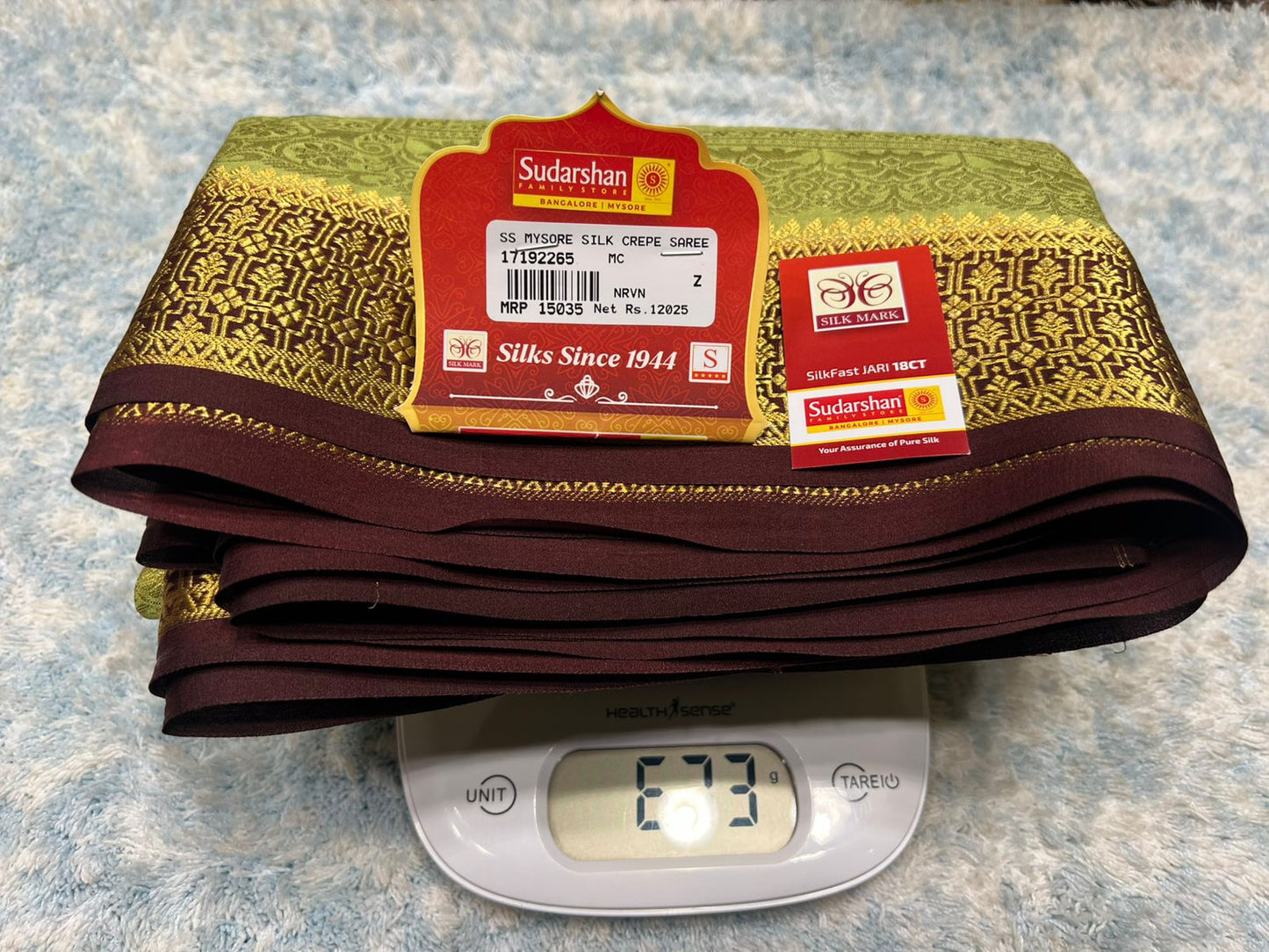 Pure Mysore Silk Saree.