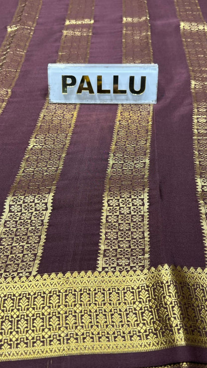 Pure Mysore Silk Saree.