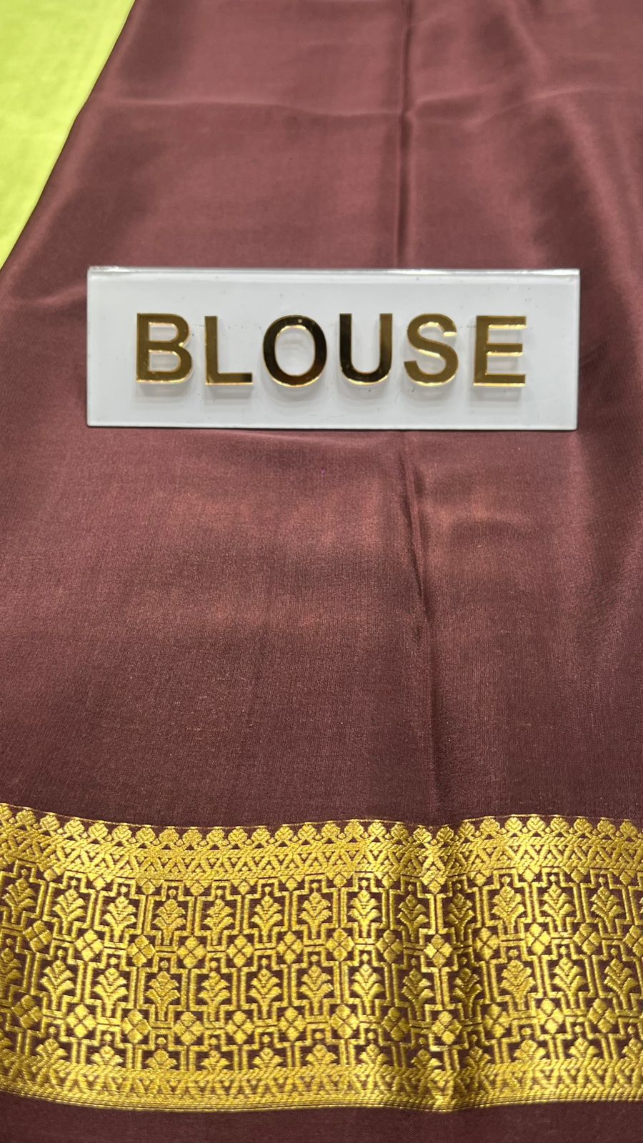 Pure Mysore Silk Saree.