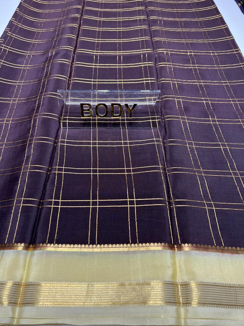 Pure Mysore Silk Saree.