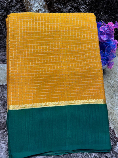 Pure Mysore Silk Saree.