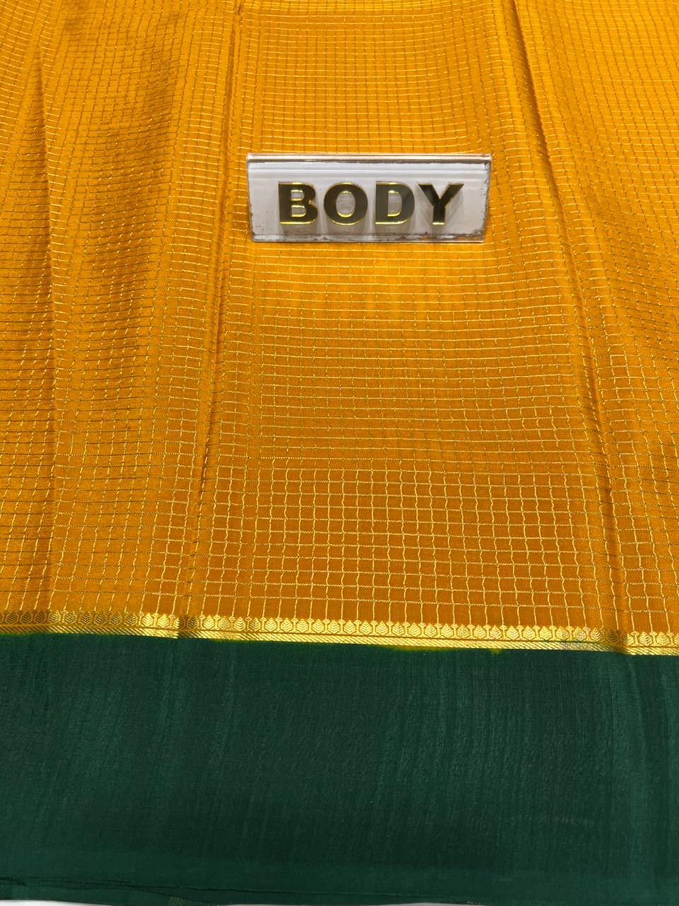 Pure Mysore Silk Saree.