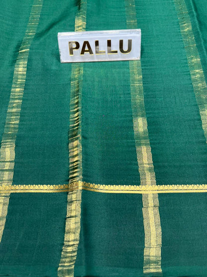 Pure Mysore Silk Saree.