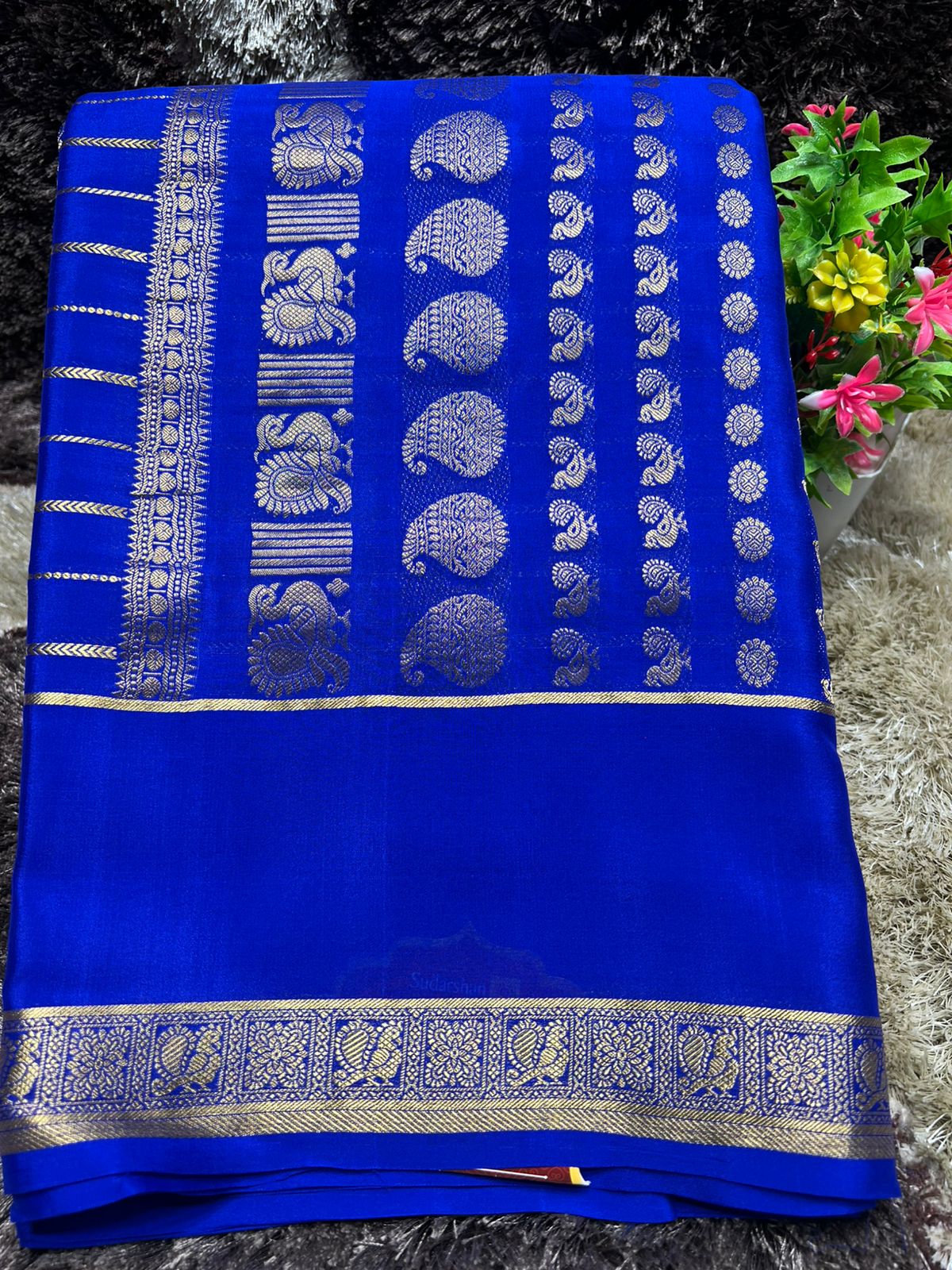 Pure Mysore Silk Saree.