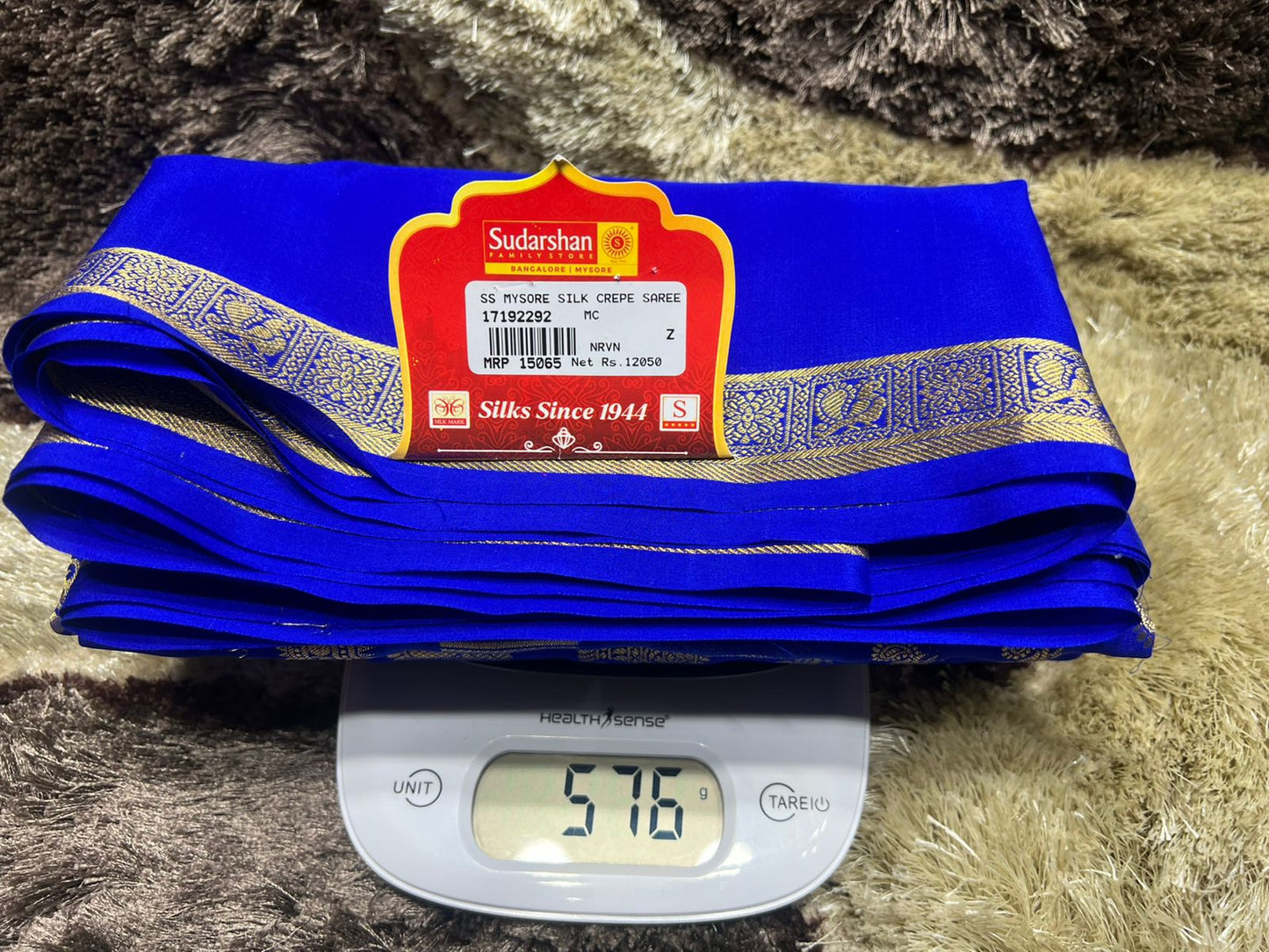Pure Mysore Silk Saree.
