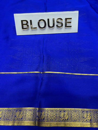 Pure Mysore Silk Saree.
