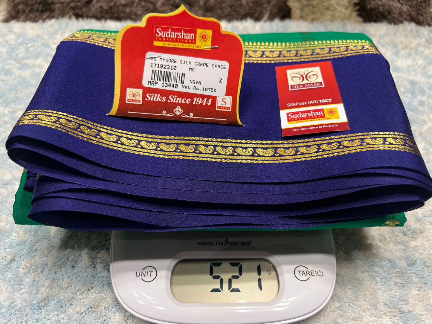 Pure Mysore Silk Saree.