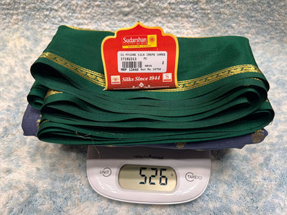 Pure Mysore Silk Saree.