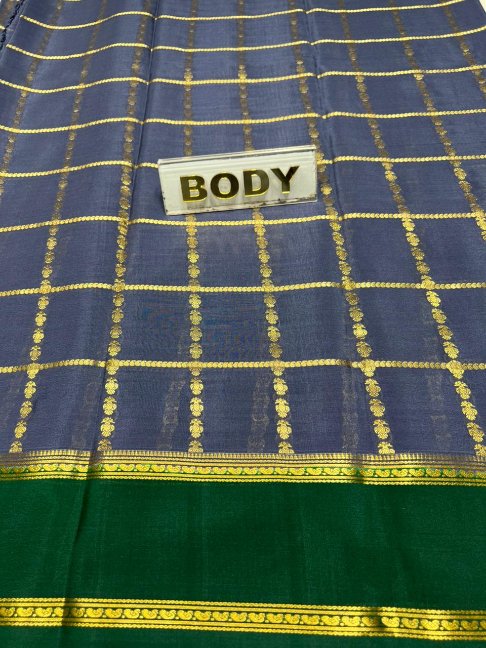 Pure Mysore Silk Saree.
