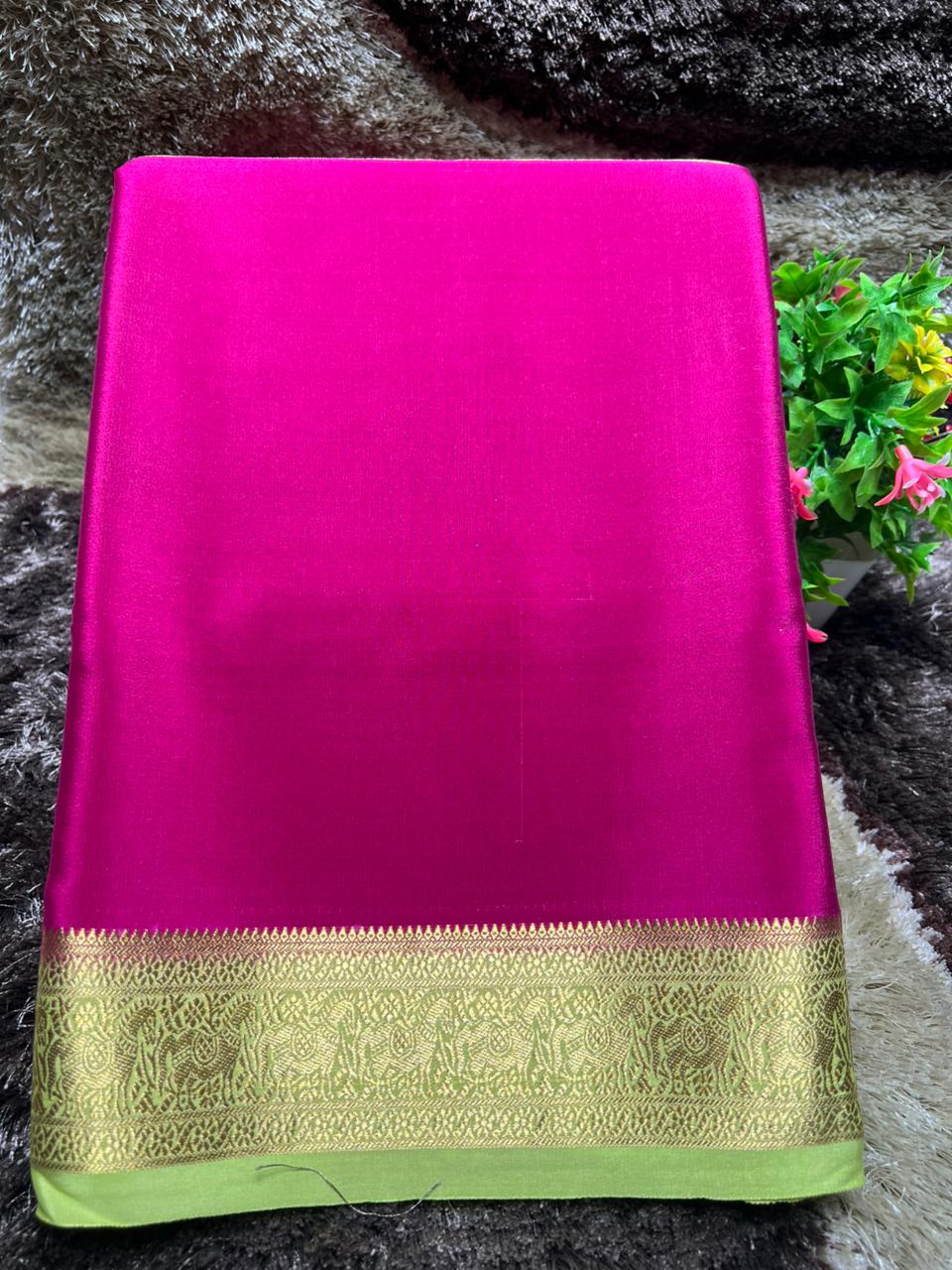 Pure Mysore Silk Saree.