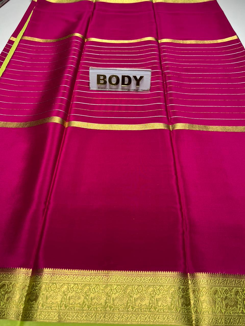 Pure Mysore Silk Saree.