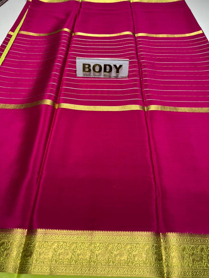Pure Mysore Silk Saree.