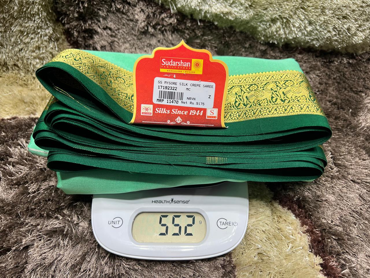 Pure Mysore Silk Saree.