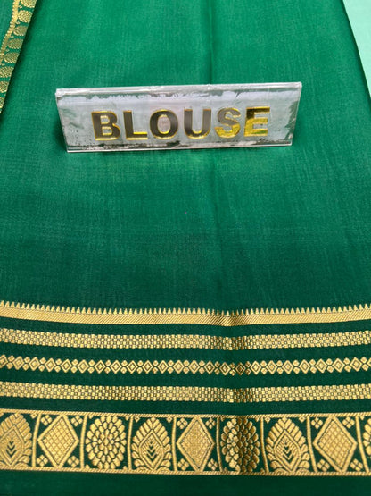 Pure Mysore Silk Saree.