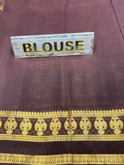 Pure Mysore Silk Saree.