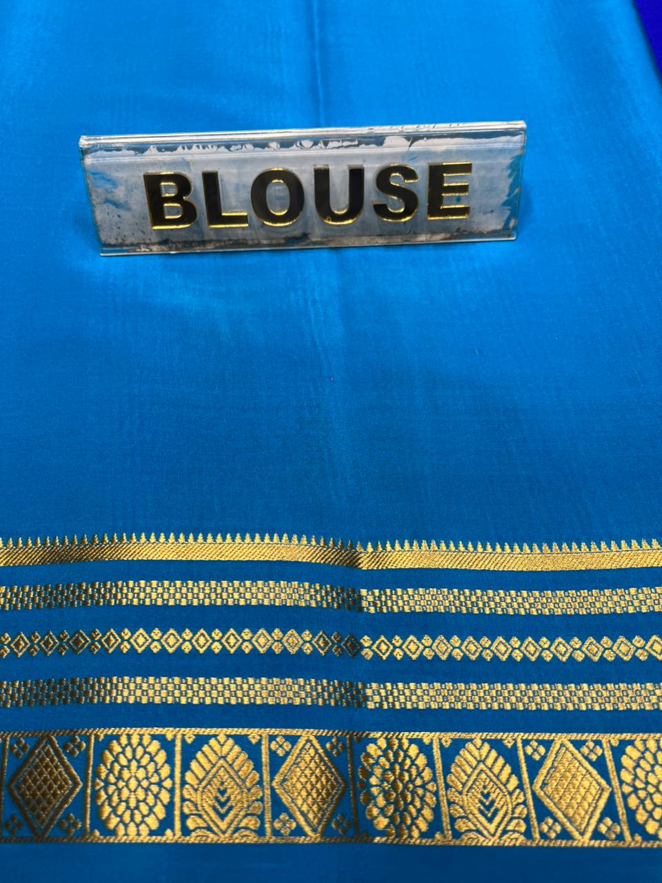 Pure Mysore Silk Saree.
