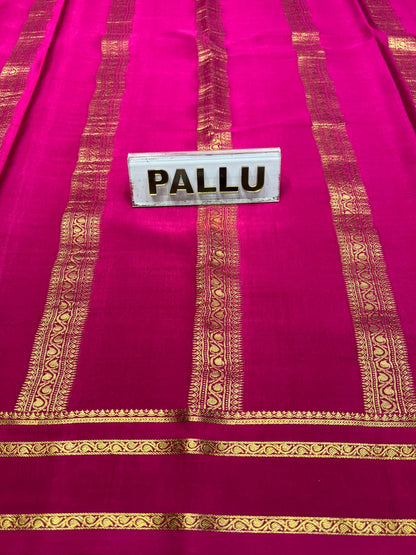 Pure Mysore Silk Saree.