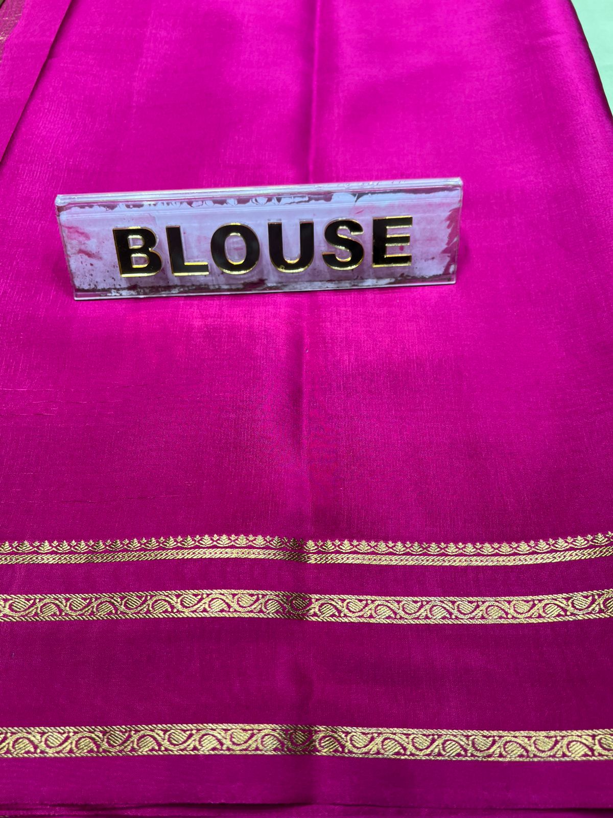 Pure Mysore Silk Saree.