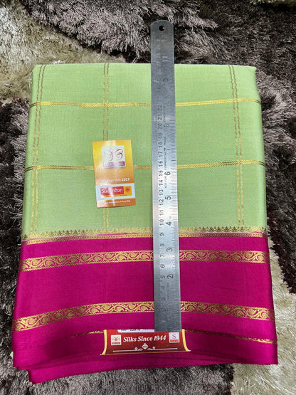 Pure Mysore Silk Saree.