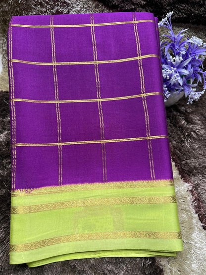 Pure Mysore Silk Saree.