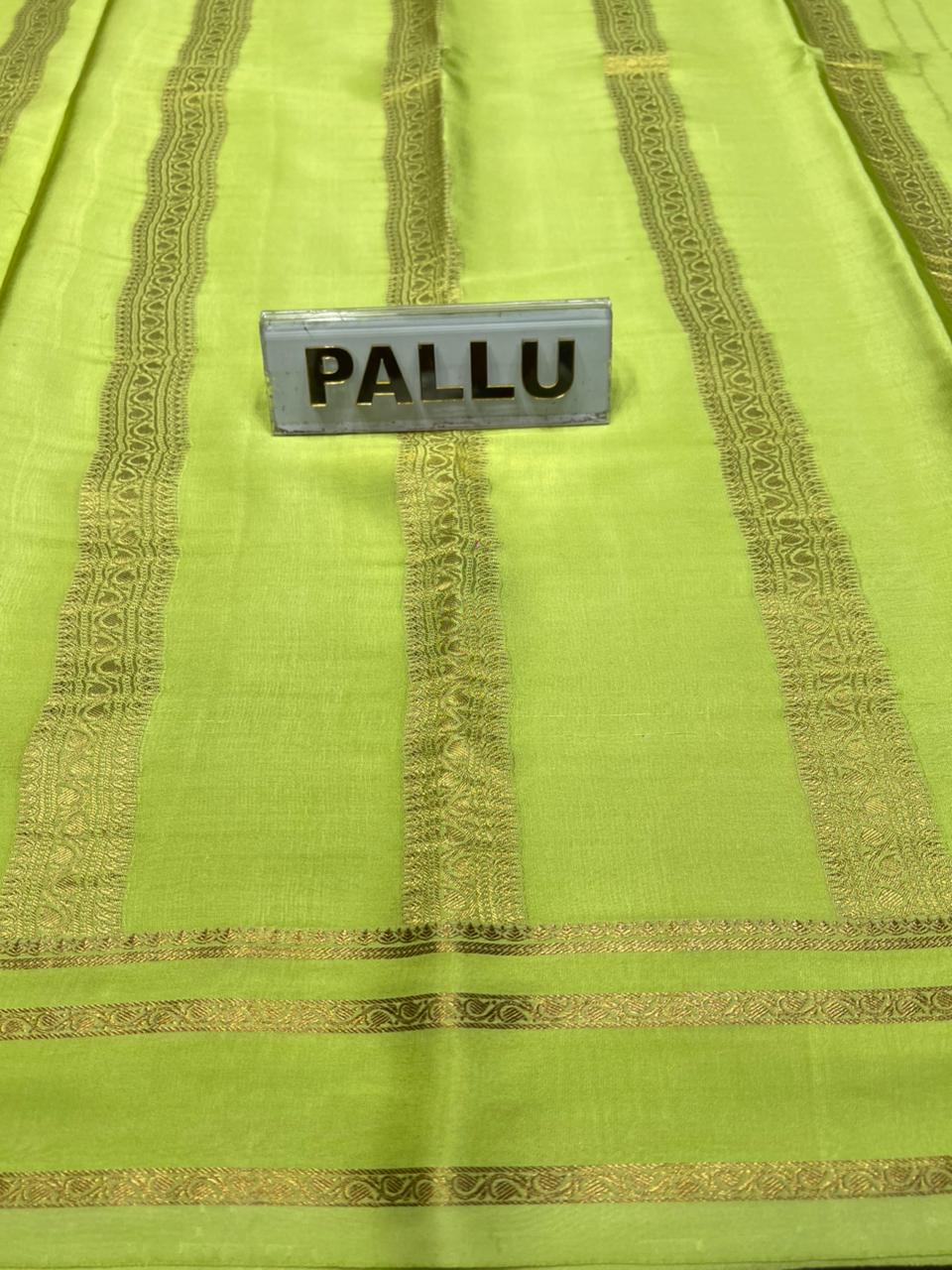 Pure Mysore Silk Saree.