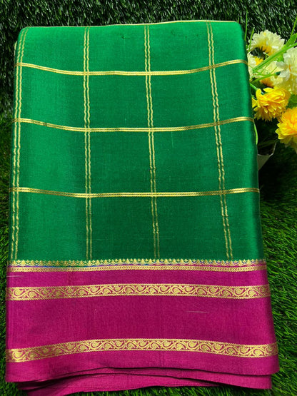 Pure Mysore Silk Saree.
