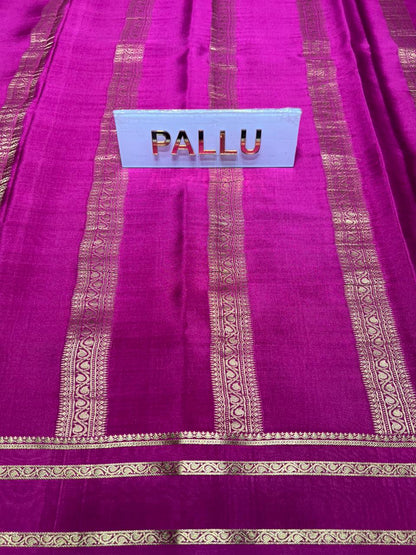 Pure Mysore Silk Saree.