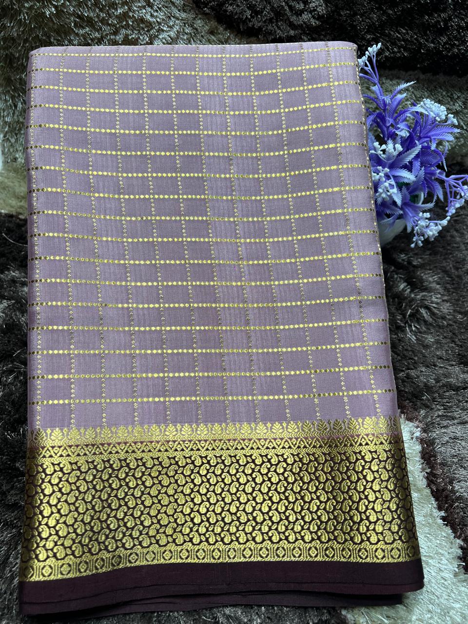 Pure Mysore Silk Saree.