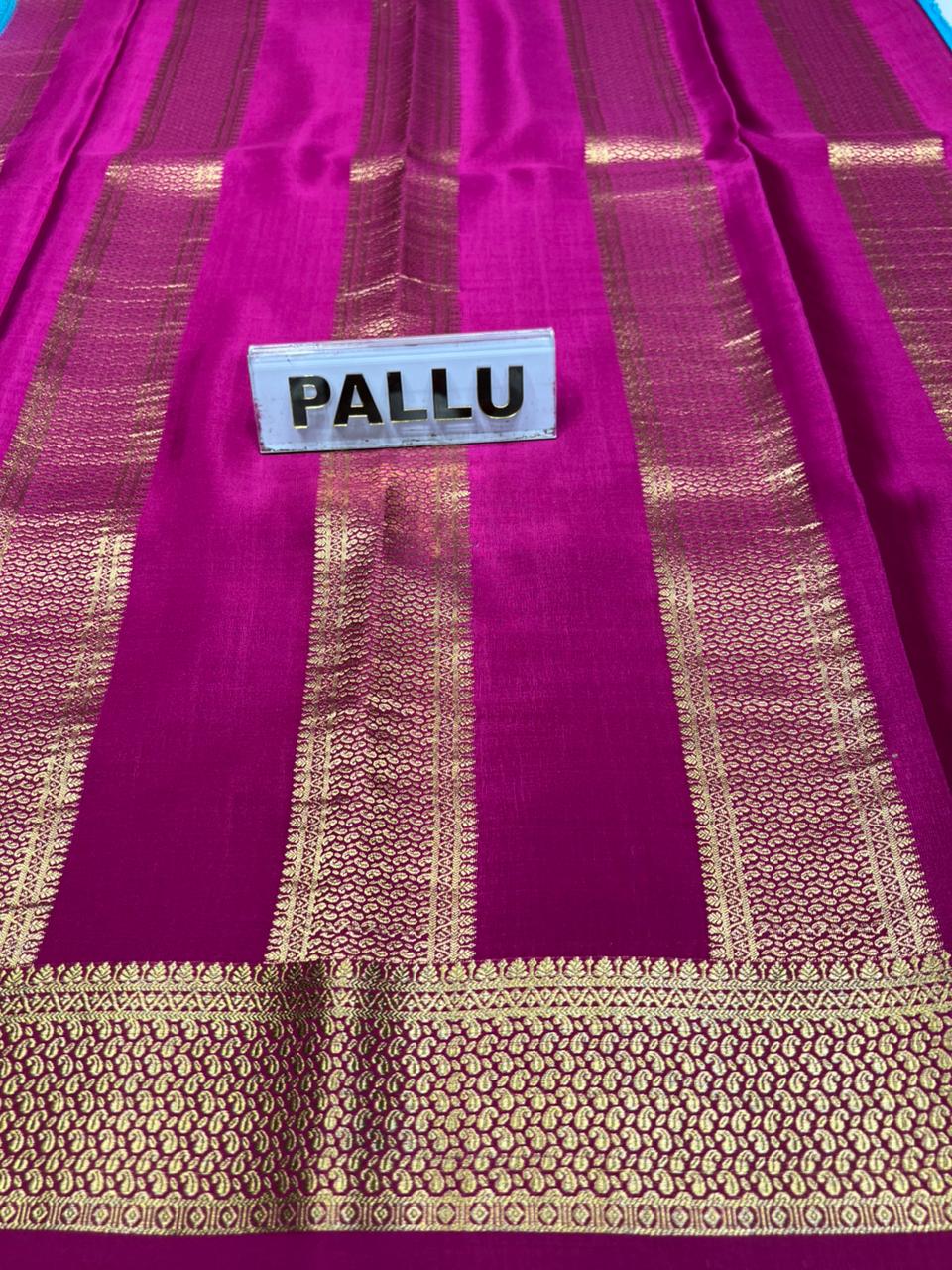 Pure Mysore Silk Saree.