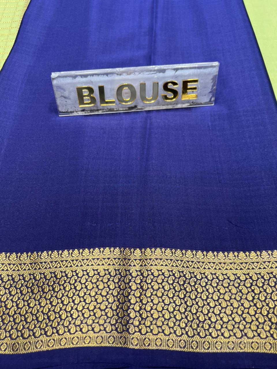 Pure Mysore Silk Saree.