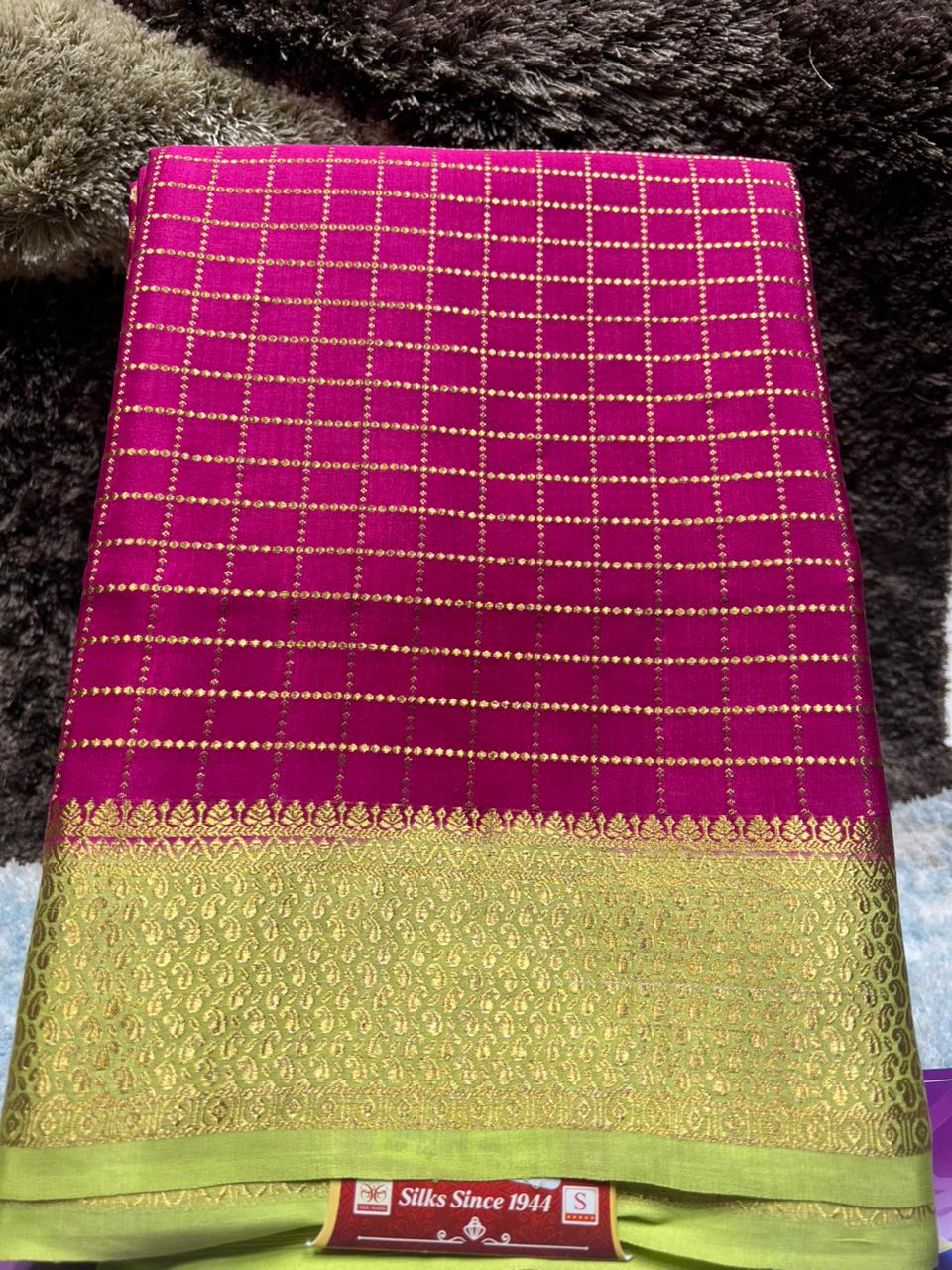 Pure Mysore Silk Saree.