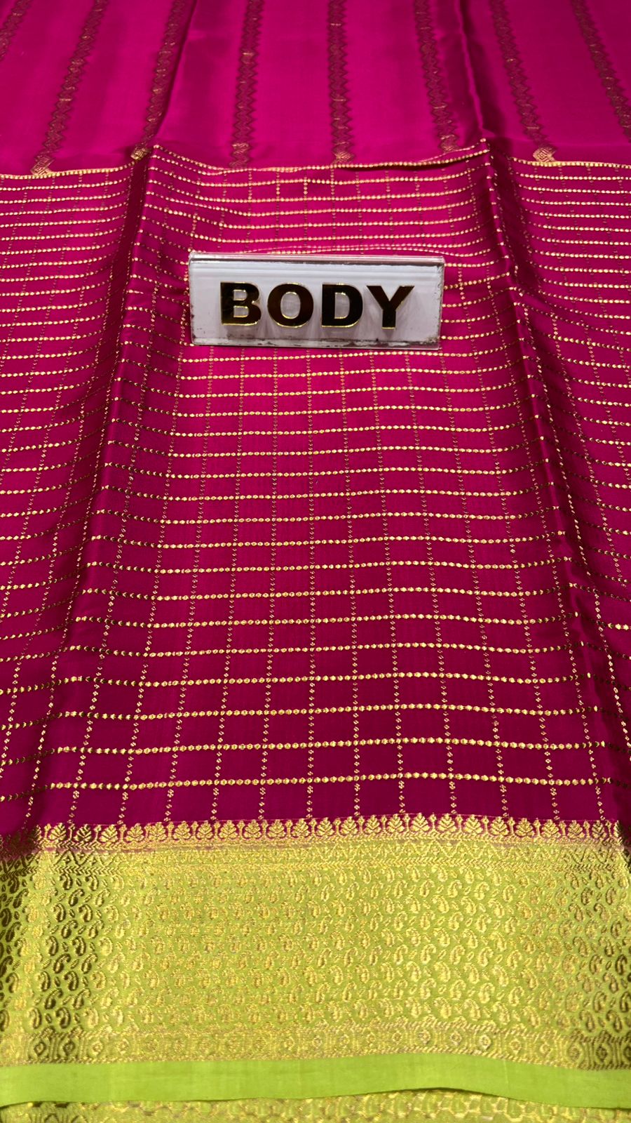 Pure Mysore Silk Saree.