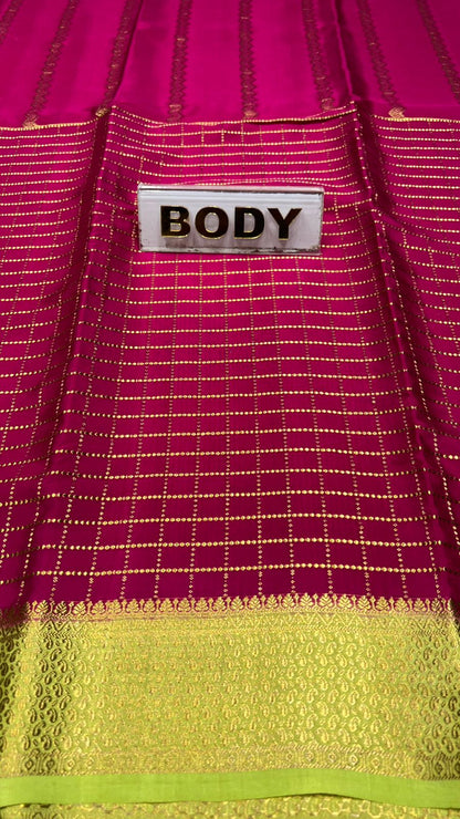 Pure Mysore Silk Saree.