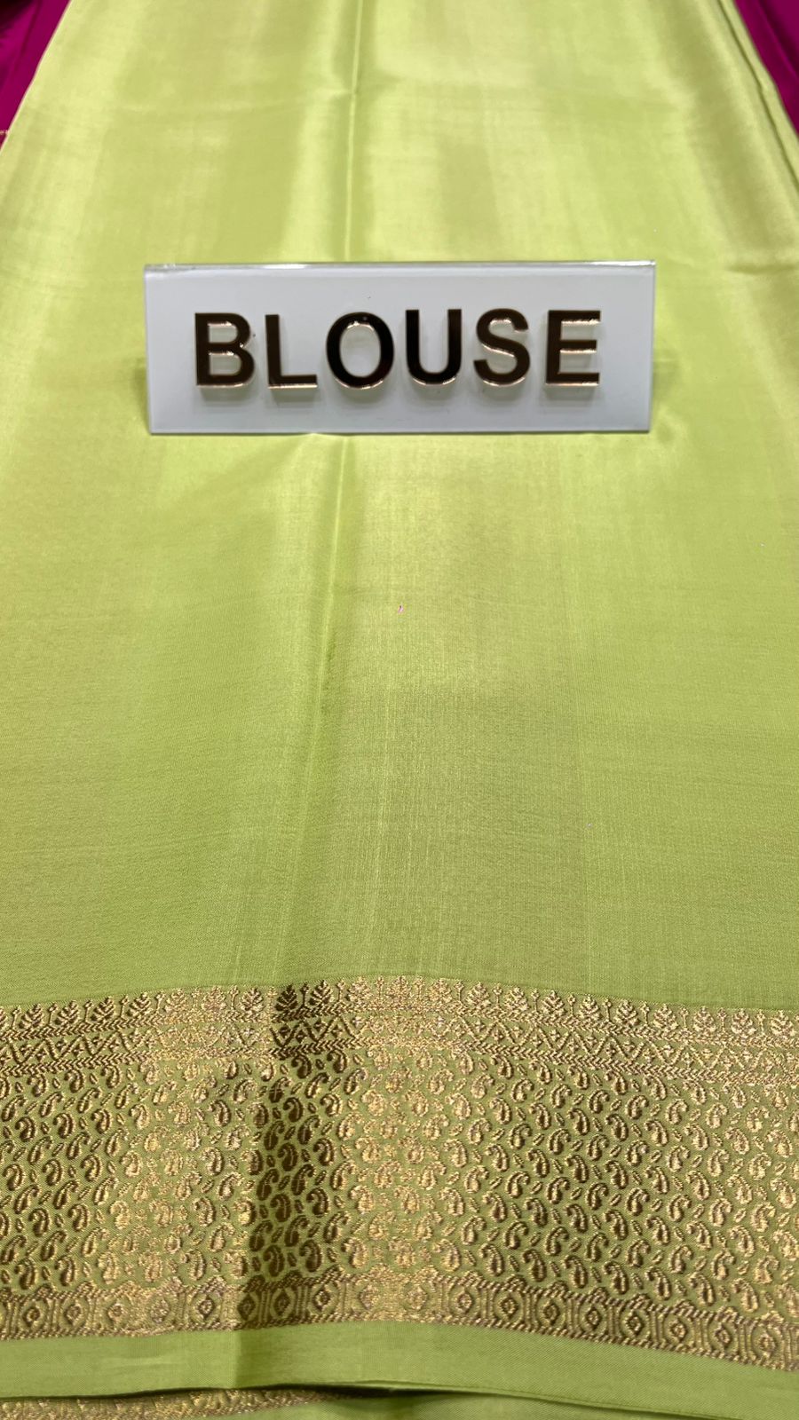 Pure Mysore Silk Saree.