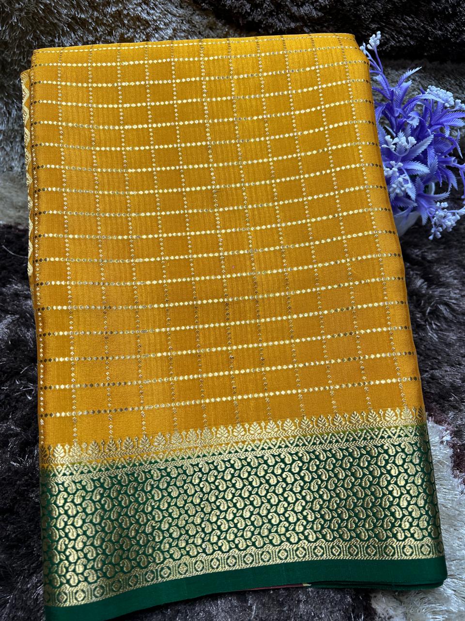 Pure Mysore Silk Saree.