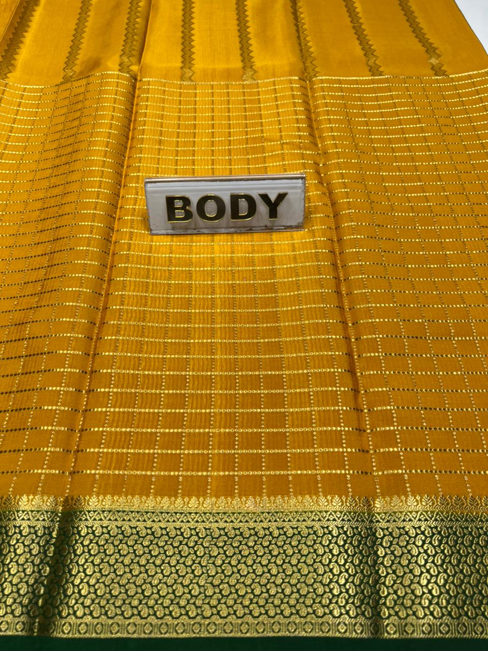 Pure Mysore Silk Saree.