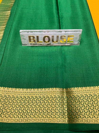 Pure Mysore Silk Saree.