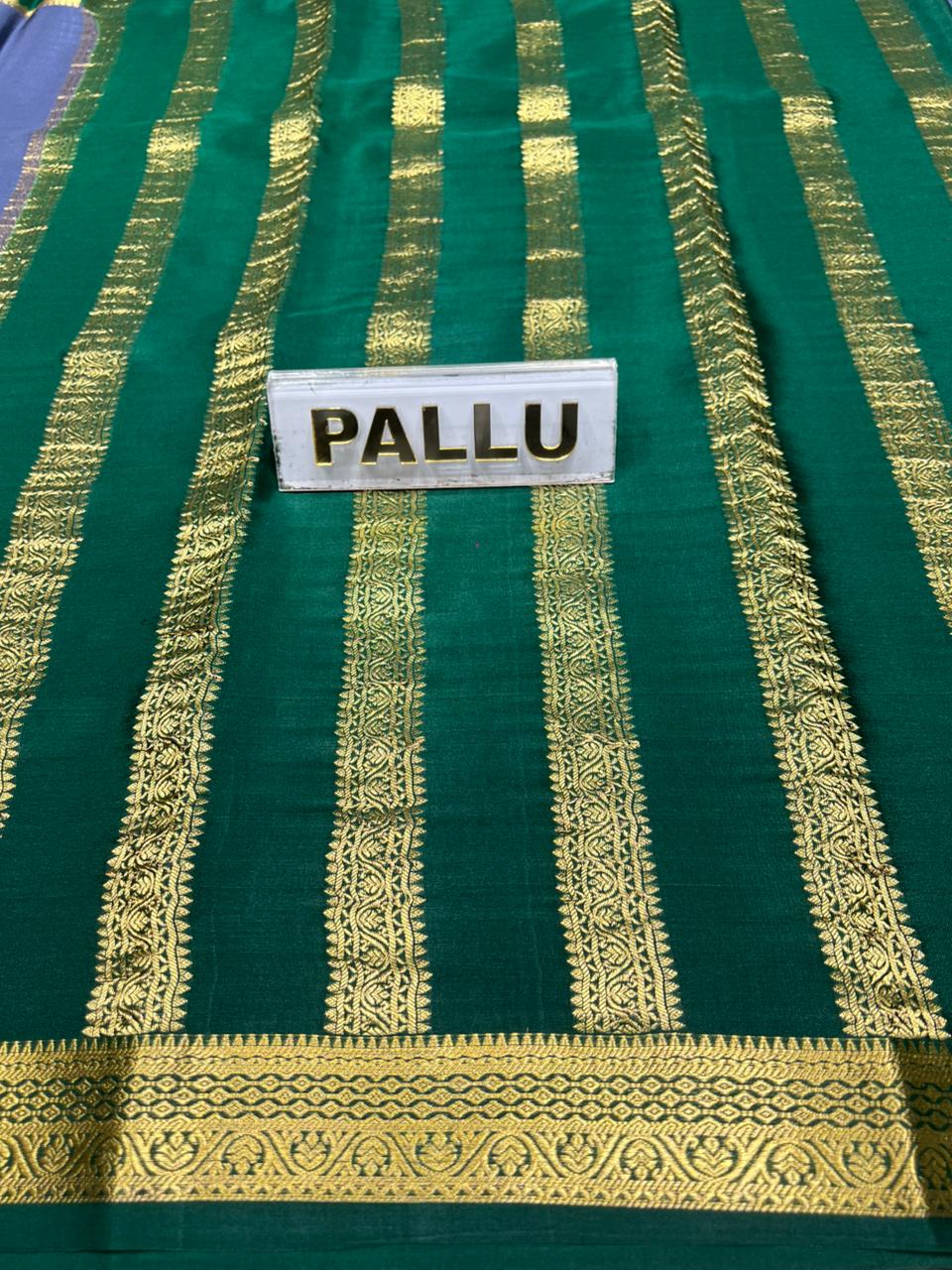 Pure Mysore Silk Saree.
