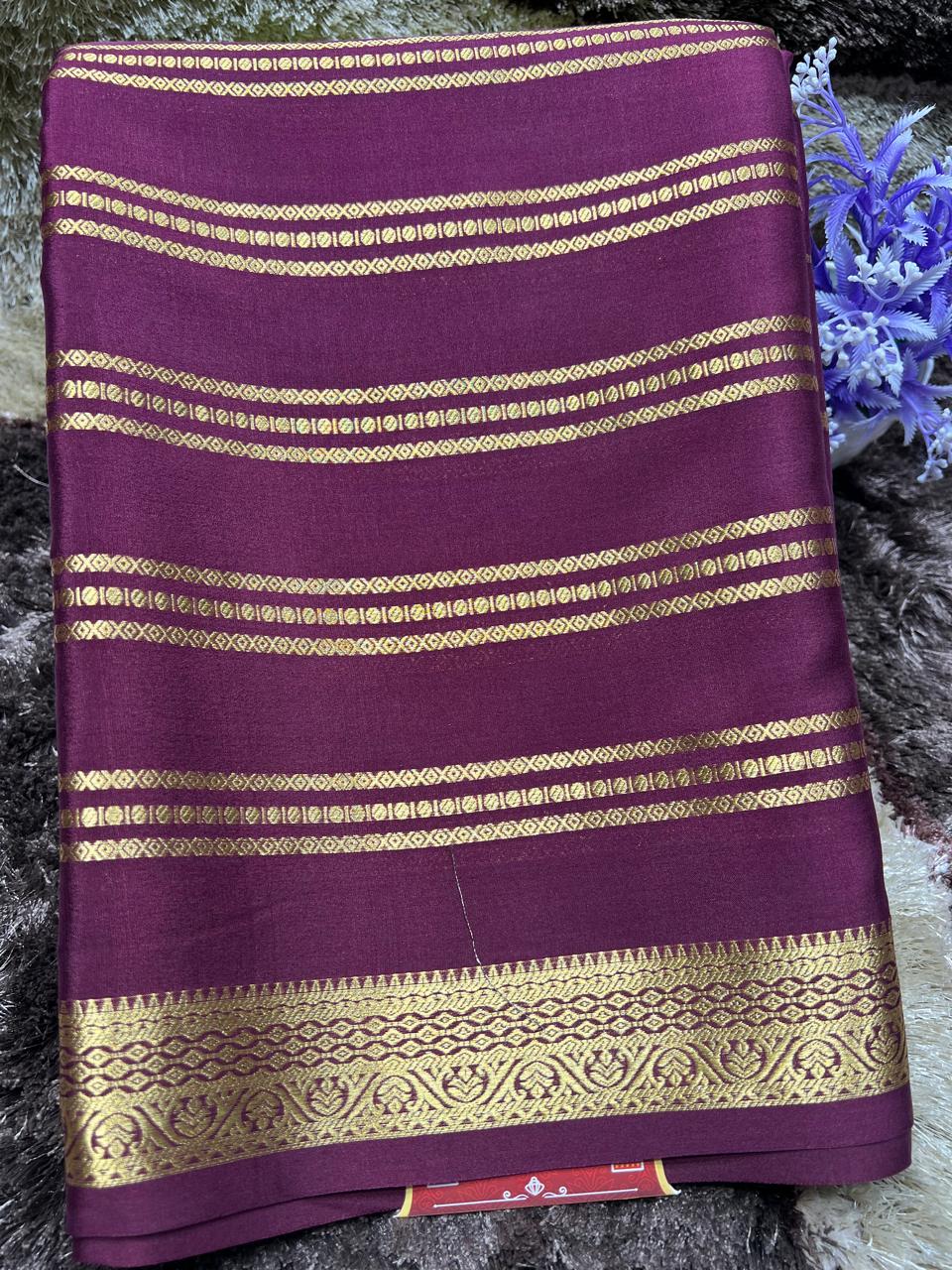 Pure Mysore Silk Saree.