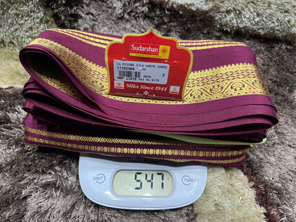 Pure Mysore Silk Saree.