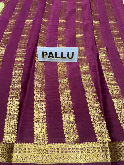 Pure Mysore Silk Saree.