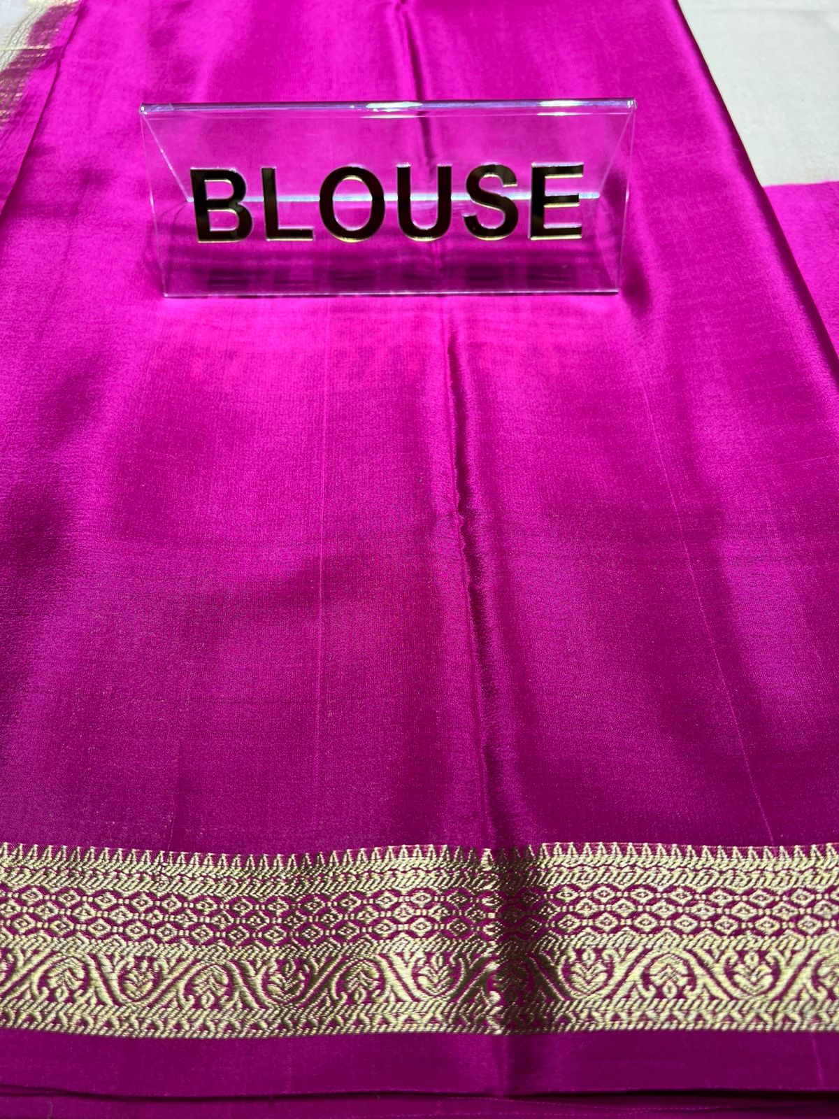 Pure Mysore Silk Saree.
